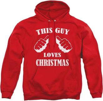 Gildan This Guy Loves Christmas Unisex Adult Pullover Hoodie
