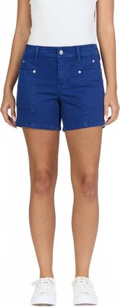 Dear John Denim Julian Mid Rise Clean Hem Short In Naval Academy