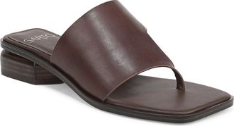 Franco Sarto Jimena Block Heel Sandal in Chocolate Brown at Nordstrom, Size 5.5