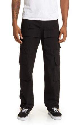 Krost Cotton Cargo Pants in Black at Nordstrom, Size Small