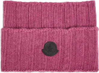 Moncler Geribbelde muts - Roze
