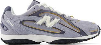 New Balance Unisex 204L en Gris/Amarillo, Cuero, Talla 37.5