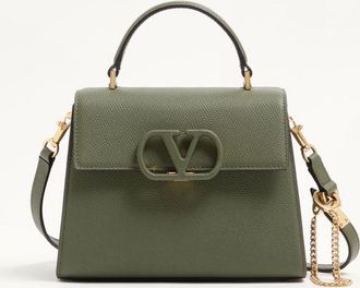 Valentino Garavani Borsa A Mano Piccola Valentino Garavani VSling In Vitello Granato Donna VERDE MILITARE UNI