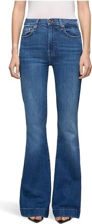 7 For All Mankind Dojo Womens Jeans Moonwater : 28 34, Cotton/Denim/Spandex
