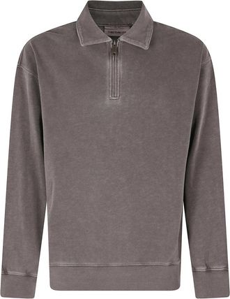Carhartt Work in Progress Harper Polo Katoenen Jersey - Heren - Sweatshirts - Bruin - S - Katoen - Hoodies & sweatvesten