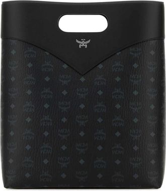 MCM Canvas Winkelmand - Dames - Handtassen - Zwart - ONE Size - Tassen
