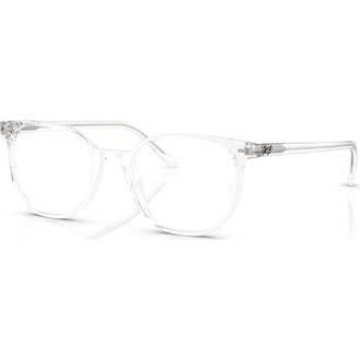 Ray-Ban 50mm Irregular optical glasses in Transparent at Nordstrom