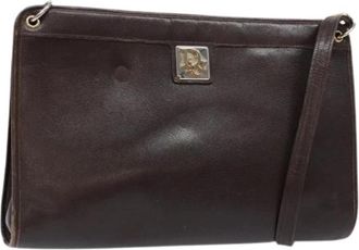 Dior Pre-owned Vintage Schoudertas - Dames - Vintage Schoudertas - Bruin - ONE Size - Leer - Vintage