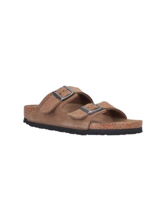 Birkenstock Unisex Sandals Brown Leather