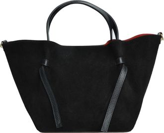 Isabella Rhea Zwart Rundleer Tas