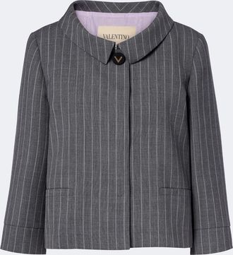 Valentino Pinstripe virgin wool jacket
