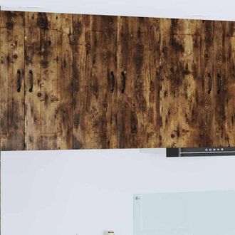 vidaXL vidaXL Pensile cucina Rovere fumé 60 x 31 x 80 cm Legno multistrato