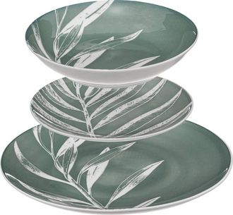 Secret de Gourmet Vajilla De 18 Piezas Green H Vert - Sg Secret De Gourmet