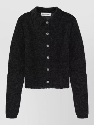 Our Legacy alpaca wool polo top