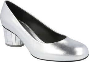 Ferragamo Farrah Mirror Heel Pump in Silver at Nordstrom Rack, Size 5.5