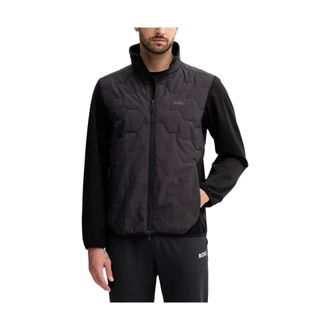 HUGO BOSS Hugo, Training Jackets, male, Multicolor, Size: 2XL Quilted High-Neck Jacket