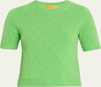 Guest In Residence Compass Cashmere Sweater Tee