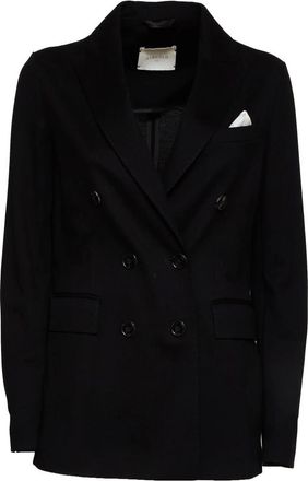 Circolo 1901 Blazers, female, Black, Size: 2XS Giacca doppiopetto