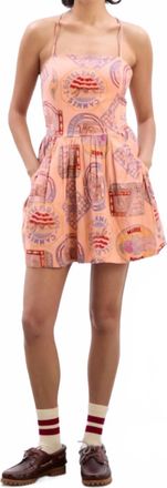 Damson Madder Peaches Mini Dress