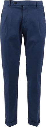 Berwich Retrolong-GD Broek - Heren - Nette broeken - Blauw - S - Broeken