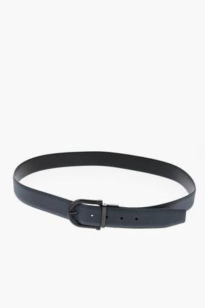 Ermenegildo Zegna Cintura in Pelle Reversibile 35mm Ermenegildo Zegna