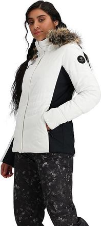 Obermeyer Tuscany II Jacket Womens Clothing White : 14, Faux Fur/Polyester