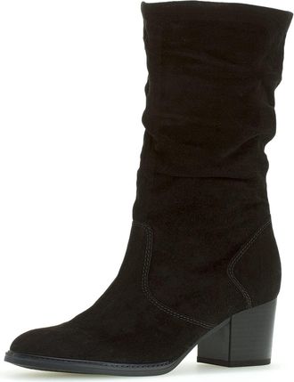 Gabor Women Ankle Boots, Ladies Bootees,Low Boots,Boot,Half Boot,Ladies Boots,Bootie,Gathered,Zipper,Black (Schwarz) / 47,38.5 EU / 5.5 UK