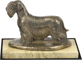 OEM Terrier Checo, Cesky Terrier: Estatuilla De Perro, Figura De Silueta De Perro, Trofeo Para Una Exposici&oacute;n Canina De La Marca Art-dog
