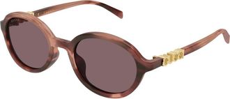 Gucci Sunglasses, unisex, Brown, Size: 52 MM Gg2033Sa Sunglasses