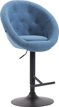 Clp Clp - Taburete De Bar London V2 En Tela Azul Negro