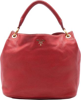 Prada Borsa passepartout Vitello Daino 2000-2025 - Rosso