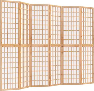 vidaXL Biombo Plegable Con 6 Paneles Estilo Japon&eacute;s 240x170 Cm Vidaxl