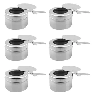 OEM Soporte Para Combustible Para Olla Caliente, Soporte Para Combustible De Acero Inoxidable, Soporte Para Calentar Ollas De Conserva Con Tapa