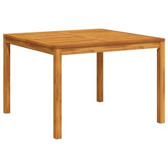 vidaXL Mesa De Comedor De Jard&iacute;n Madera Maciza De Acacia 110x110x75 Cm Vidaxl