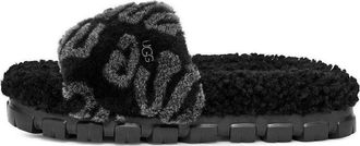UGG (WMNS) UGG Logo Slides Black 1148770-BLK
