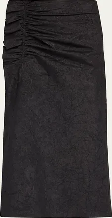 Ulla Johnson Ellis Taffeta Midi Skirt