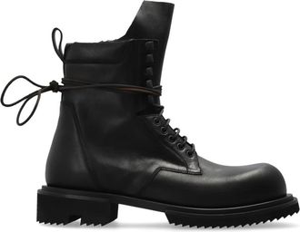 Rick Owens Lace-up Boots - Heren - Veterlaarzen - Zwart - 40 EU - Schoenen