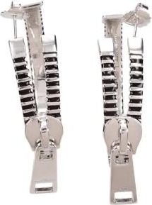 Marc Jacobs Stijlvolle Zilveren Casual Stijl Oorbellen - Dames - Oorbellen - Grijs - ONE Size - Accessoires