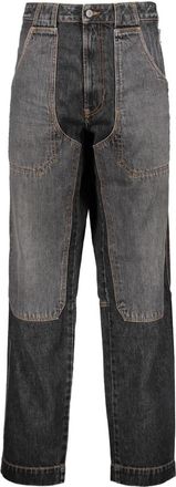 Diesel Moderne jeans met wijde pijpen - Heren - Regular Fit Jeans - Grijs - W32 - Katoen - Jeans
