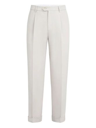 Brunello Cucinelli cotton trousers - Neutrals