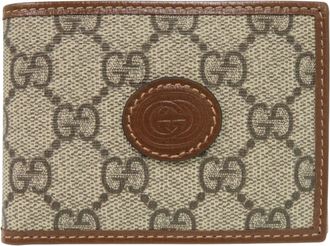 Gucci Beige Gg Supreme Wallet (Bi-Fold) (Pre-Owned)
