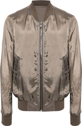 Rick Owens Classic Flight bomber jacket - men - Cupro - 46 - Neutrals