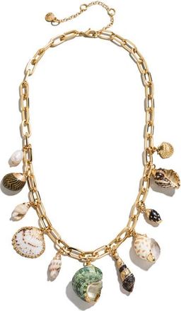 BaubleBar All At Sea Charm Necklace in Gold Multi at Nordstrom