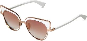 Oliver Goldsmith Occhiali da sole cat-eye - Oro