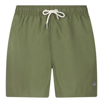 GANT Beachwear, male, Green, Size: M Swim Shorts