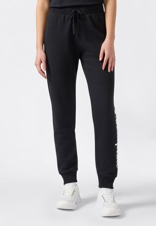 Champion Jogginghose CHAMPION, Damen, Gr. XL (46/48), N-Gr, schwarz (nbk, ns), Obermaterial: 55% Baumwolle, 45% Polyester, Hosen Jogginghose