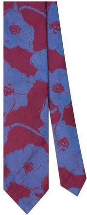 Robert Talbott Duvall Large Floral Jacquard Unlined Necktie in Red at Nordstrom