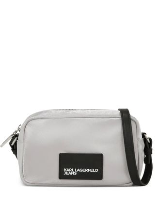 Karl Lagerfeld Crossbodytas met logopatch - Grijs