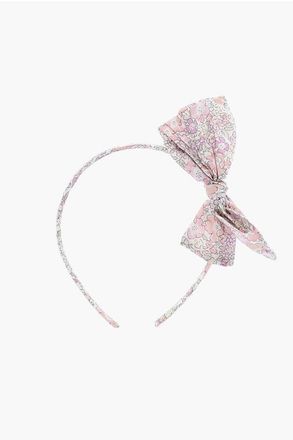 BONPOINT Floral-Print Headband with Bow size One Size