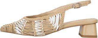 Notre-V D25409 Slingbacks - Dames - Pumps - Beige - 38 EU - Schoenen